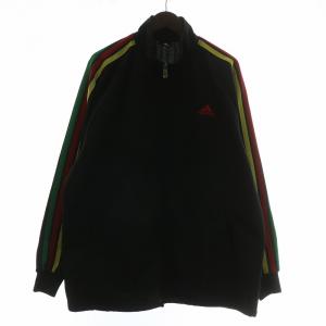 adidas ジャージ セットアップ 上下 トラックジャケット ハイネック ジップアップ トラックパンツ イージー ラスタカラー