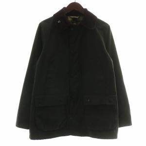 BEDALE SL JACKET オイルドジャケット ブルゾン 裏地チェック柄 ジップアップ 36 S
