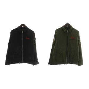 REVERSIBLE SOUVENIR JACKET スカジャン ブルゾン リバーシブル ジップアップ