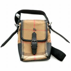 ショルダーバッグ ノバチェック ベージュ