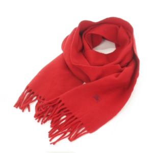 burberrys ヴィンテージ マフラー ラナウール レッド