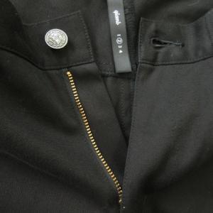 glamb テーパードパンツ ストレッチ リベット コットン 2 M 黒 ブラック /AO22 GY12