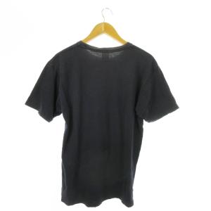 STUSSY WORLD TOUR TEE 半袖Tシャツ クルーネック プリント ロゴ 花柄 L 紺 ネイビー /AO9