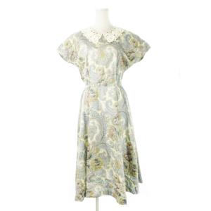 ワンピース ペイズリー 11 ブルー