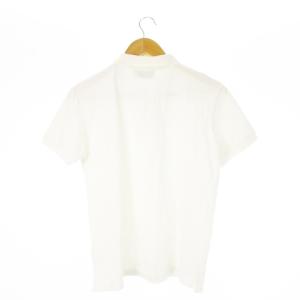Maison Kitsuné ポロシャツ 半袖 鹿の子 ロゴ ワンポイント コットン XS 白 ホワイト /CK13 GY12
