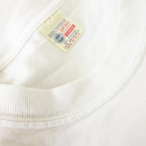 BUZZ RICKSON’S Tシャツ クルーネック 丸首 半袖 バックプリント アーミー ミリタリー L 白 ホワイト /CK20