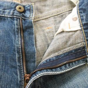 Levi's 503 デニムパンツ ウォッシュ加工 ダメージ加工 34 ブルー