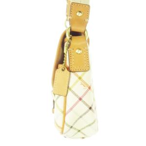 COACH ペイトン タッタソール フィールド ショルダーバッグ ロゴ チェック 総柄 白 ホワイト /AH2 GY12