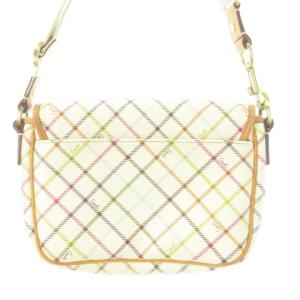 COACH ペイトン タッタソール フィールド ショルダーバッグ ロゴ チェック 総柄 白 ホワイト /AH2 GY12