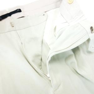 INCOTEX チノパン トラウザーパンツ ストレート コットン ツータック センタープレス 48 M グレー /MN22