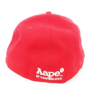 A BATHING APE Aape × ニューエラ NEW ERA 帽子 キャップ BBキャップ 野球帽 ロゴ刺繍 7 3/8 58.7cm