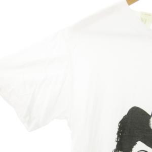 N.HOOLYWOOD 半袖Tシャツ ラウンドネック プリント ピエロ コットン 38 M 白 ホワイト /AH19 GY12