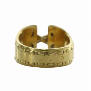 HERMES ヴィンテージ メキシコリング ダイヤモンド 750 K18YG 50 10号