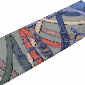 HERMES マキシツイリー CAVALCADOUR スカーフ シルク