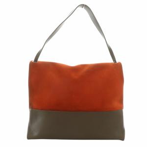 CELINE オールソフト ショルダーバッグ オレンジ ブラウン