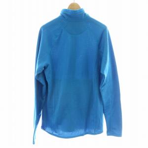 Patagonia R1ジャケット アウター ブルゾン 長袖 ジップアップ スタンドネック メッシュ S 青 ブルー 水色