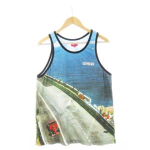 14SS Grand Prix Tank Top M ブルー