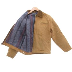Carhartt 70s Cロゴ プリントタグ ヴィンテージ デトロイトジャケット ダック 40 ベージュ