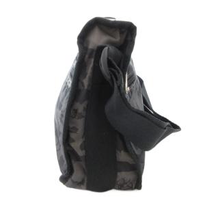 LesportSAC ショルダーバッグ グレー 黒 ブラック 総柄 /JS