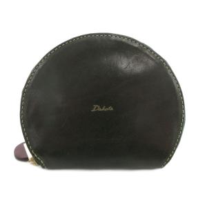 チェルキオ コンパクト財布 ウォレット 小銭入れ 半円型 ラウンドファスナー レザー 緑 グリーン /GV