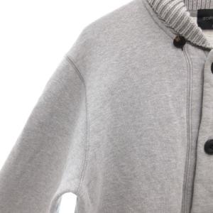 SOPHNET. スウェットジャケット ブルゾン ショールカラー ロゴ M グレー /GV