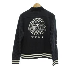 スウェットジャケット M 黒 ブラック ロゴプリント 裏起毛 /UO