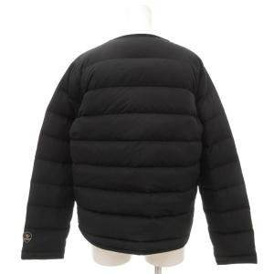 BEAMS HEART ダウンジャケット ノーカラー M 黒 ブラック /NU