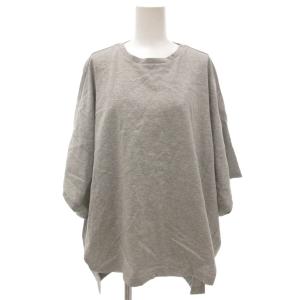 カットソー Tシャツ ワイド 半袖 38 グレー /NU