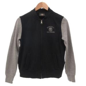 スカル アクティブウェア ボンバージャケット S 黒 ブラック グレー 99073-18VW /NU