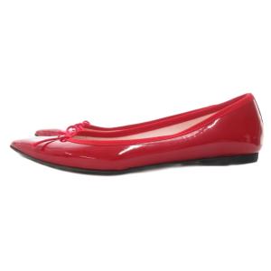 Repetto バレエシューズ パンプス 37.5 赤 レッド ポインテッドトゥ /AE
