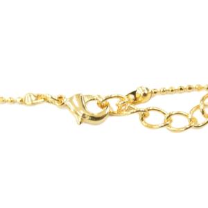 BEAMS ネックレス アクセサリー スマイルモチーフ ゴールドカラー /AE