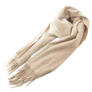 ストール マフラー ベージュ フリンジ /UO