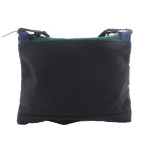 MASTERPIECE サコッシュ ショルダーバッグ 斜め掛け クロスボディ キャンバス 緑 グリーン 黒 ブラック /GV