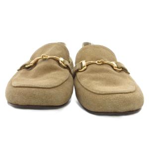 GALLARDAGALANTE ホースビットローファー スエード シューズ 37 茶 ブラウン /JS