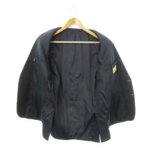 gotairiku テーラードジャケット 総裏地 2B ダブルベンツ ウール 大きいサイズ 4L 紺 ネイビー /MN19