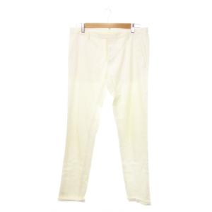 チノパン テーパード ボタンフライ センタープレス 48 M 白 ホワイト /MN22 GY44