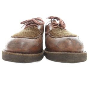 Paraboot ミカエルフォック チロリアンシューズ ハラコ 3.5 茶 /UO GY44