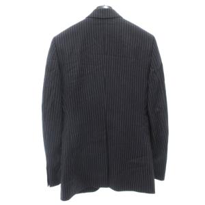 DOLCE&GABBANA ヴィンテージ セットアップ スーツ ジャケット 総裏地 シングル パンツ ストライプ 紺 ネイビー  /AE