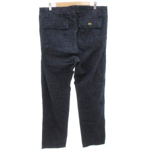 X-LARGE デニムパンツ ジーンズ テーパード ジップフライ USA製 36 インディゴブルー /GV GY44