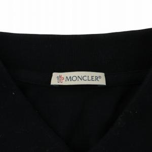 MONCLER ポロシャツ 半袖 ロゴ ワッペン M 紺 ネイビー J10918A00002 89A16 /XZ GY03