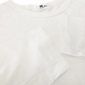 ISSEY MIYAKE MEN im product ロンT Tシャツ カットソー ラウンドネック 丸首 長袖 無地 白 ホワイト /MN12