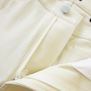 Theory パンツ ツイル テーパード ストレッチ 28 ベージュ /AO20 GY03