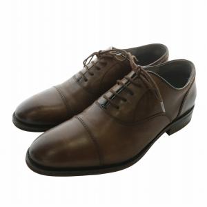 イン IN ビジネスシューズ ドレスシューズ レザー ラウンドトゥ 内羽根 ストレートチップ 41 25.5cm