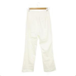 Apuweiser-riche マリンパンツ ワイド ストレート ハイウエスト 金ボタン ストレッチ 1 S 白 ホワイト 21178630