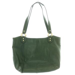 COACH トートバッグ ハンドバッグ レザー 皮革 総裏地 緑 グリーン 金 ゴールド F24961 /MP