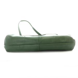 COACH トートバッグ ハンドバッグ レザー 皮革 総裏地 緑 グリーン 金 ゴールド F24961 /MP