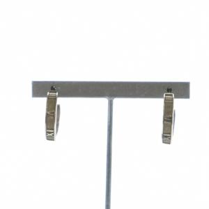 アトラス ピアス アクセサリー フープ 両耳用 ロゴ ローマン Silver925 シルバー色 GY12