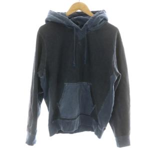 パーカー プルオーバー M ブルー ネイビー