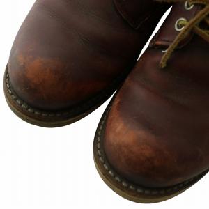 RED WING ヴィンテージ 犬タグ ブーツ レザー アイリッシュセッター レースアップ 6 24cm 茶色 ブラウン