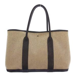 ガーデンパーティ PM トワルアッシュ トートバッグ ベージュ ブラック